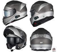 CASCO APRIBILE CON BLUETOOTH ORIGINE LOGIC BT PRIVILEGE WHITE TITANIUM MATT