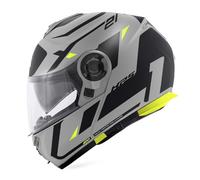 Casco Apribile Givi X.21 EVO NUMBER Grigio opaco / Nero / Giallo Taglia:L
