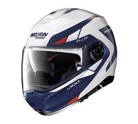 Casco Apribile Nolan N100-5 PLUS MILESTONE N-COM 53 White Blue