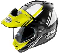 Arai Tour-X5 Cosmic Casco da motocross, nero-bianco-giallo, taglia S per maschi