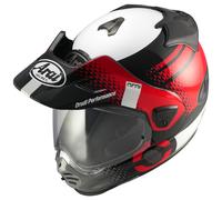 Casco Arai Tour X5 Print Red Adventure Dual Sport ECE 22.06 Pinlock Ready