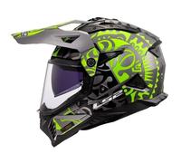 Casco avventura LS2 MX702 Pioneer II Rangi h-vis giallo