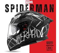Casco AXOR Apex Marvel Spider Man Edition Full-Face certificato DOT & ECE