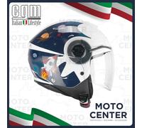 Cgm 261s Mini Space Junior Open Face Helmet Bianco L Bambini