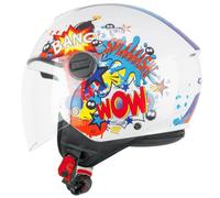 CASCO BAMBINO CGM YOUNG 261G MINI COMICS BLU BIANCO TAGLIA XS