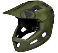Casco bambino Endura Singletrack Full Face - Verde 51-56 / Verde