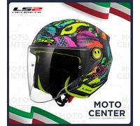 Casco Bambino OF622 FUNNY II JOY Nero Giallo LS2 - UE: L
