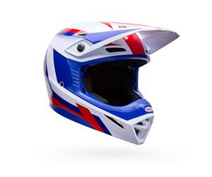 Casco Bambino MX-10 MIPS YOUTH DYNO Rosso Bianco Blu BELL - UE: M
