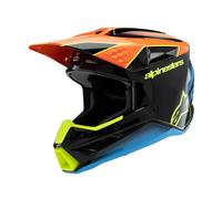Casco Bambino SM3 YOUTH FRAY Arancione Blu ALPINESTARS - UE: M