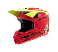 Casco Bambino SM3 YOUTH FRAY Rosso Giallo ALPINESTARS - UE: S