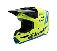 Casco Bambino SM3 YOUTH RADIUM Blu Giallo ALPINESTARS - UE: L