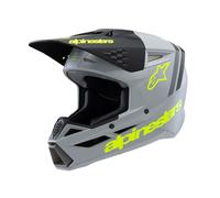 Casco Bambino SM3 YOUTH RADIUM Grigio Giallo ALPINESTARS - UE: M