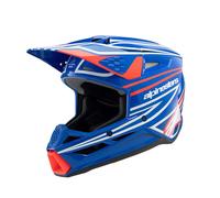 Casco Bambino SM3 YOUTH WURX Rosso Blu ALPINESTARS - UE: S