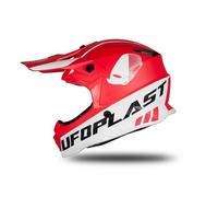 Casco Bambino UFO Boy 2023 Bianco Rosso Motocross Enduro Motard Quad HE191 Bimbo