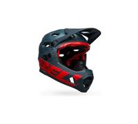 Casco bell super dh spherical mips con sottogola staccabile blu rosso cremisi 2021