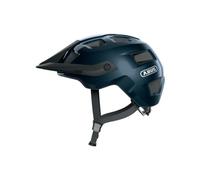 ABUS casco MTB MoTrip - robusto da bici con visiera regolabile in altezza per mountain biker vestibilità personalizzata unisex blu lucido, M, M (54-58 cm)