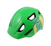 Casco Bici Bambini Fun Kid Monster Verde S (53-56cm) - Sicurezza EN1078, Ventilato