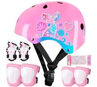 Casco Bici Bambino 3-8 Anni, Casco per Bambini degli Sicurezza Protezione della Testa per Bambini Leggero Traspirante