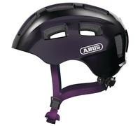 ABUS - Kid's Youn-I 2.0 - Casco per bici 48-54 cm - S nero/lilla