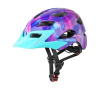 Casco Bici Bambino, Exclusky Casco Bici Bambina Casco MTB Enduro con Visiera per BMX Skateboard Scooter Monopattino Roller Ciclismo 50-57cm (5-13 Anni)