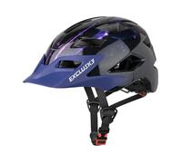 Casco Bici Bambino, Exclusky Casco Bici Bambina Casco MTB Enduro con Visiera per BMX Skateboard Scooter Monopattino Roller Ciclismo 50-57cm (5-13 Anni)