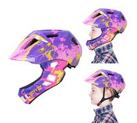 Casco Bici Bambino Integrale Caschetti per Bambini Caschi Integrali MTB Ragazzi Ragazza Caschetto Bici con Protezione Mento Staccabile per Skateboarding Roller Skating