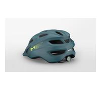Casco bici bambino MET Crackerjack 2023 con luce a led - Colore: Blu