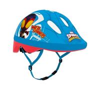 Casco Bici Bambino Spiderman Marvel Disney Azzurro Misura 44-48 XS XXS