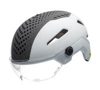 Casco bici Bell Annex Shield Mips bici da corsa con visiera bianco S