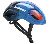 Casco bici da corsa FDJ-SUEZ Lazer Vento KinetiCore blu/rosso S