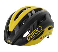 Casco bici da corsa TEAM VISMA-LEASE A BIKE Giro Aries Spherical Mips nero/giallo L