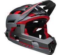Bell Super Air R Spherical Downhill Helmet Rosso S Grey / Red