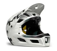 Casco integrale con mentoniera magnetica removibile MET Parachute MCR Mips 2024 - Taglia: L, Colore: Bianco