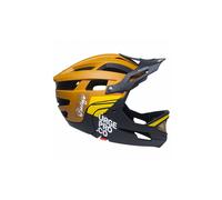 Casco con mentoniera rimovibile urge gringo de la sierra marrone nero