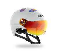 Casco bici Kask urbano con visiera Urban R Rainbow ( Blanc Avorio / L )