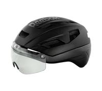 Casco bici L Nero PC EPS LED Sicurezza Comfort Taglia L
