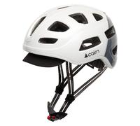 Casco bici + led + usb Cairn Quartz Blanc L (58/62 cm)