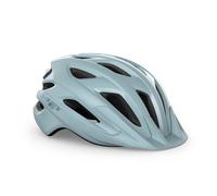 Casco bici MET Crossover con luce LED di sicurezza 2025 - Taglia: M, Colore: Blu opaco