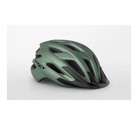 Casco bici MET Crossover con luce LED di sicurezza MIPS 2026 - Colore: Verde, Taglia: M