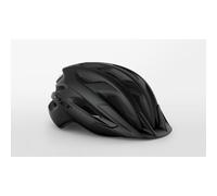 Casco bici MET Crossover con luce LED di sicurezza 2024 MIPS - Taglia: M, Colore: Nero