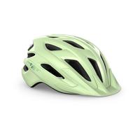 Casco bici MET Crossover con luce LED di sicurezza MIPS 2026 - Taglia: M, Colore: Verde menta lucido