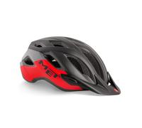Casco Bici MET Crossover Policarbonato Retina Anti-insetti Luce LED Taglia XL