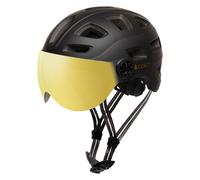 Casco bici + mirino a led + usb Cairn Quartz Noir M (52/58 cm)
