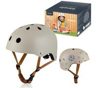 CASCO BICI PER BAMBINI AVVENTURA CREATIVA TAGLIA S REGOLABILE 50-56 CM