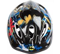 Casco ciclo bambino Batman bici bicicletta 52-56 cm supereroi uomo pipistrello protezione giallo nero