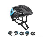 CASCO BICI SCOTT CENTRIC PLUS black/light blue TAGLIA L 2022 CON GARANZIA