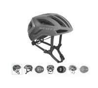 CASCO BICI SCOTT CENTRIC PLUS vogue silver/reflectiv TAGLIA M 2022 CON GARANZIA