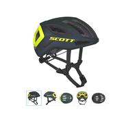 CASCO BICI SCOTT CENTRIC PLUSprism green/radium yel TAGLIA M 2022 CON GARANZIA