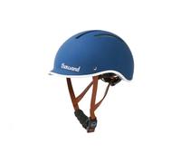 Thousand Jr. Casco per bambini - Casco bici bambino con Adesivi Riflettenti - Chiusura Magnetica - Certificazione ASTM CE CPSC per Bici, Skate e Pattinaggio - Blazing Blue, Cinturini in nylon