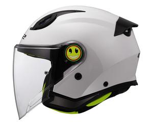 CASCO BIMBO LS2 FUNNY 2 OF622 JUNIOR BIANCO LUCIDO TAGLIA S ECE 22.06